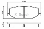 Тормозные накладки BOSCH BS145985