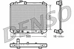 Радиатор охлаждения двигателя Denso BS91767