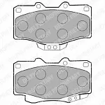 Тормозные накладки DELPHI BS146597