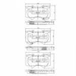 Тормозные накладки NIPPARTS BS147652