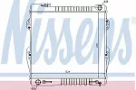 Радиатор охлаждения двигателя NISSENS BS92032 Радиатор охлаждения двигателя NISSENS BS92032