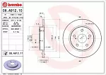Тормозной диск BREMBO BS136441 Тормозной диск BREMBO BS136441