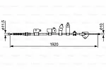 Трос ручника BOSCH BS152814