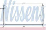 Радиатор кондиционера NISSENS BS99334