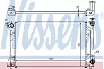 Радиатор охлаждения двигателя NISSENS BS91236