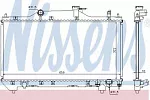 Радиатор охлаждения двигателя NISSENS BS91154