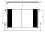 Радиатор кондиционера NRF BS99441