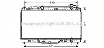 Радиатор охлаждения двигателя AVA BS91127