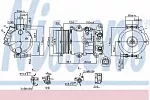Компрессор кондиционера NISSENS BS97741