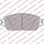 Тормозные колодки DELPHI Передние BS143609