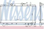 Радиатор охлаждения двигателя NISSENS BS90738