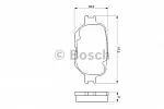 Тормозные накладки BOSCH BS146846