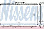 Радиатор охлаждения двигателя NISSENS BS90262