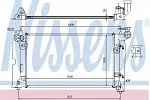 Радиатор охлаждения двигателя NISSENS BS90391