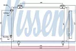 Радиатор кондиционера NISSENS BS99017
