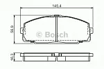 Тормозные накладки BOSCH BS147241