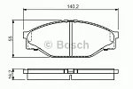 Тормозные накладки BOSCH BS146995