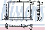 Радиатор охлаждения двигателя NISSENS BS91531