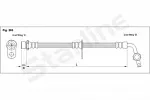 Тормозной шланг STARLINE BS134702