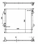 Радиатор охлаждения двигателя NRF BS91604