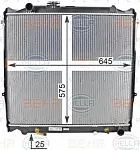 Радиатор охлаждения двигателя HELLA BS92355