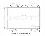 Радиатор охлаждения двигателя THERMOTEC BS90636