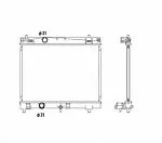 Радиатор охлаждения двигателя NRF BS90398