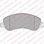 Тормозные колодки DELPHI Передние BS143818
