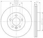 Тормозной диск TEXTAR BS139181 Тормозной диск TEXTAR BS139181