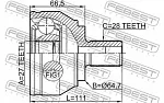 ШРУС FEBEST BS165153