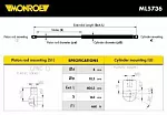 Амортизатор багажника (ремкомплект) MONROE BS100203