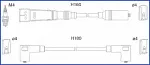 Провода зажигания высоковольтные HITACHI-HUCO BS45140