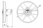 Вентилятор радиатора NRF BS62170