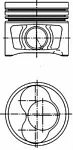 Поршень двигателя KOLBENSCHMIDT BS79512 Поршень двигателя KOLBENSCHMIDT BS79512
