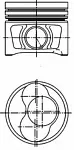 Поршень двигателя KOLBENSCHMIDT BS79545 Поршень двигателя KOLBENSCHMIDT BS79545