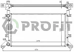 Радиатор охлаждения двигателя PROFIT BS89906