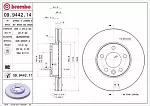 Тормозной диск BREMBO BS139389
