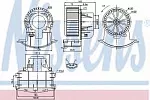 Вентилятор отопителя NISSENS BS116402