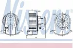 Вентилятор отопителя NISSENS BS116415