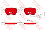 Тормозные колодки TRW Передние BS145148 Тормозные колодки TRW Передние BS145148