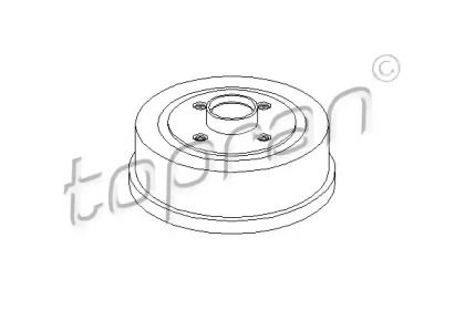 Задний тормозной барабан Topran BS274449