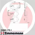 Тормозные колодки ZIMMERMANN Задние BS144727 Тормозные колодки ZIMMERMANN Задние BS144727