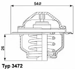 Термостат WAHLER BS54658