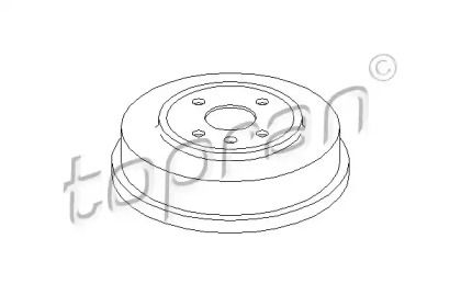 Задний тормозной барабан Topran BS274262