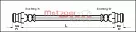 Тормозной шланг METZGER BS132545