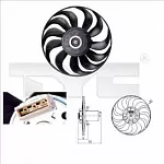 Вентилятор радиатора TYC BS62105