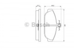 Тормозные накладки BOSCH BS147485