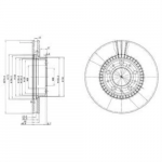 Тормозной диск DELPHI BS139726