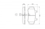 Тормозные накладки BOSCH BS147153