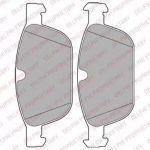 Тормозные накладки DELPHI BS149611